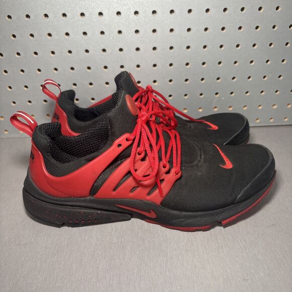 Nike Other - Nike Air Presto By You Mens Sz 9 Black Red Sneakers Running Shoes 846438-997